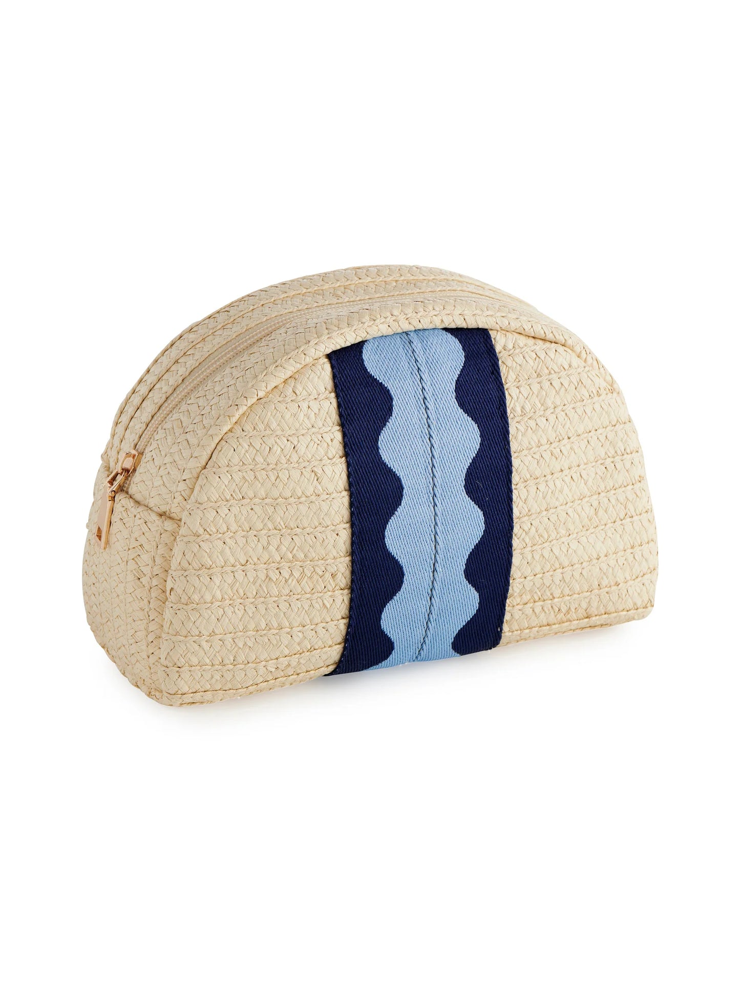 Marbella Zip Pouch Blue