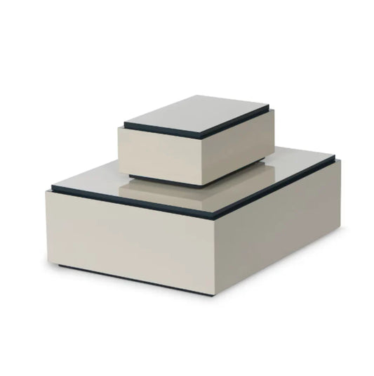 Balboa Bay Lacquered Boxes Set of Two - Silk Linen