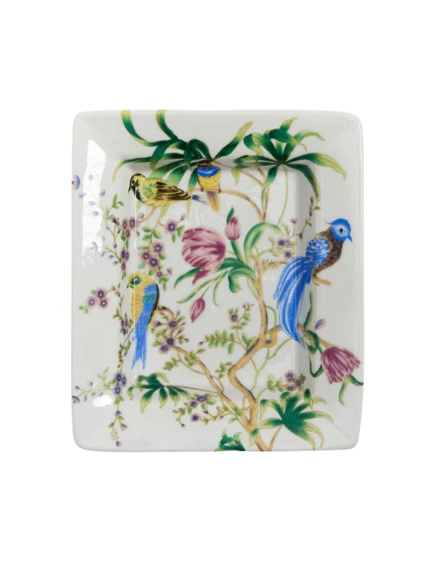 Bird & Blossom Chinoiserie Decorative Tray