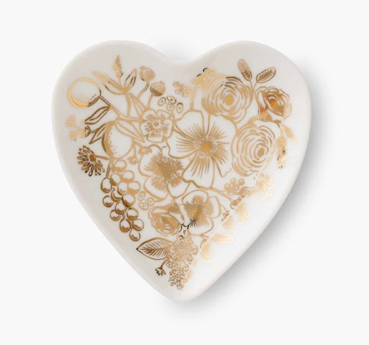 Colette Porcelain Heart Ring Dish