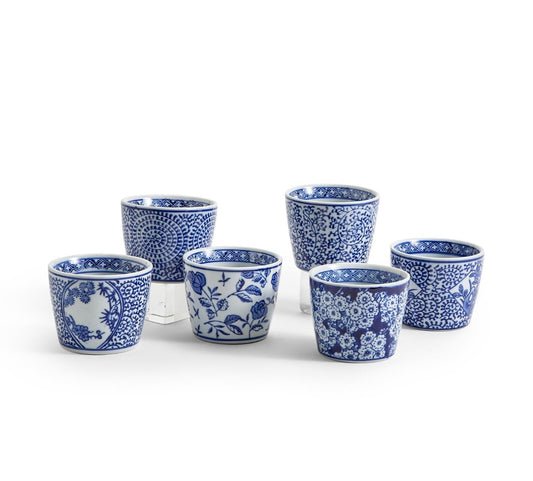 Blue and White Cachepot-Asst