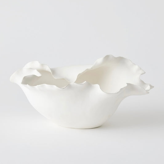 Folios Wide Bowl Matte White