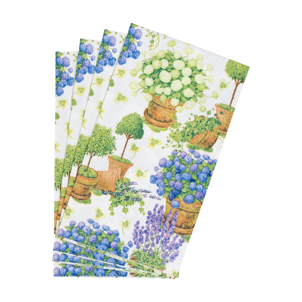 Potted Hydrangeas Guest Towel