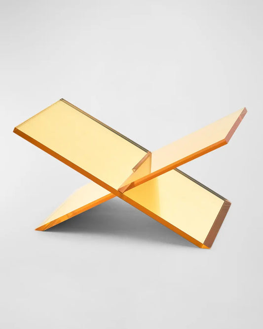 Lucite Bookstand - Gold