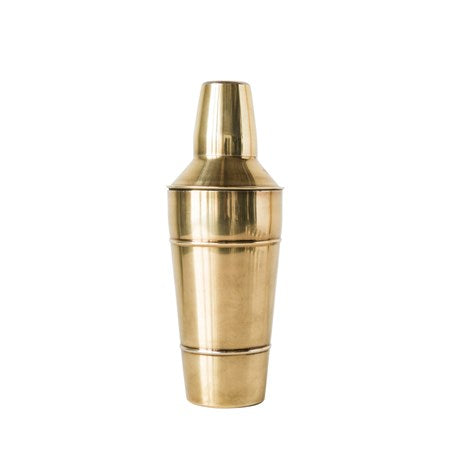 Stainless Cocktail Shaker Brass Finish