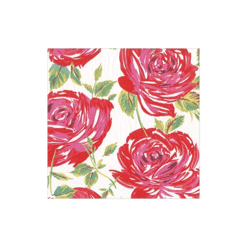Bella Rosa Red Cocktail Napkin