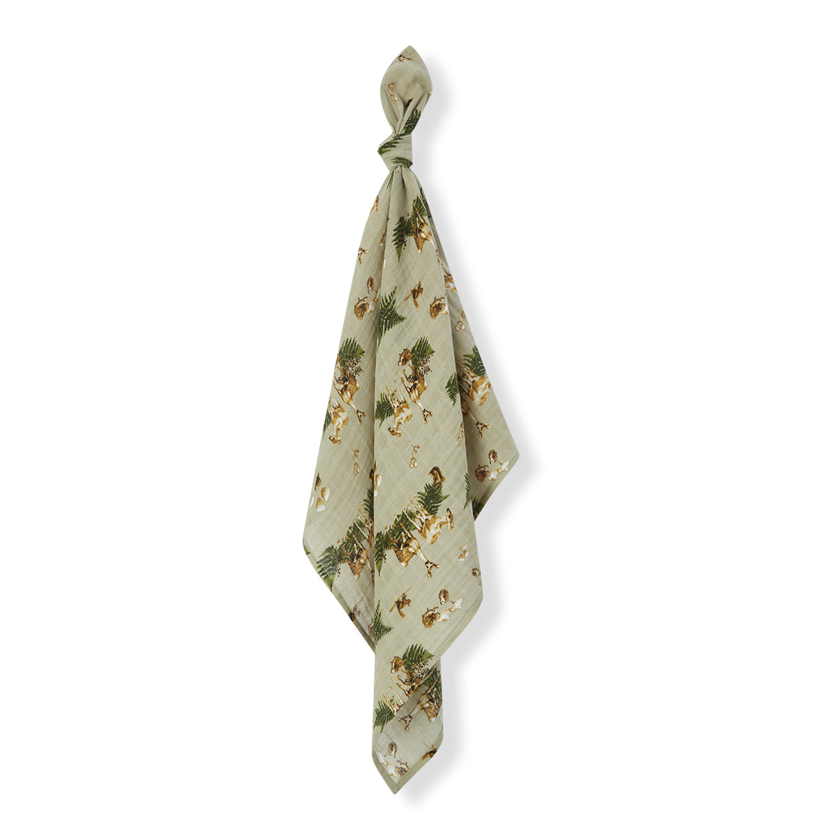 Organic Cotton Burp Cloth Set Forest Party