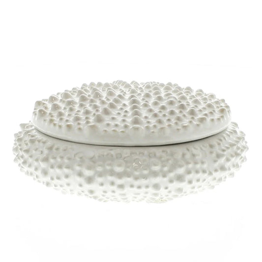 Urchin Ceramic Box-Sm-White
