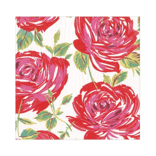 Bella Rosa Red Luncheon Napkin