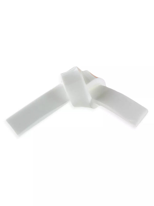 Lucite Bow Knot White