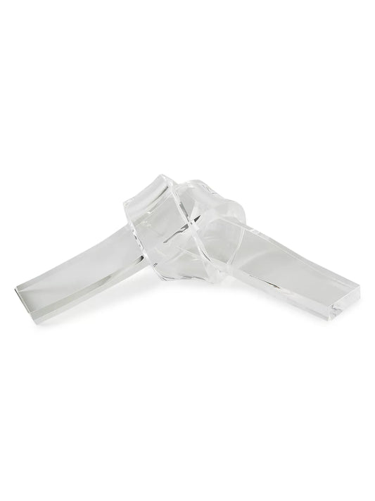 Lucite Bow Knot Clear