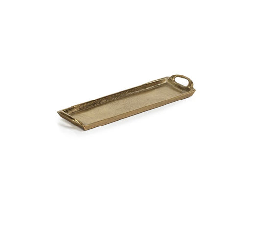 Rectangular Aluminum Tray Dark Gold