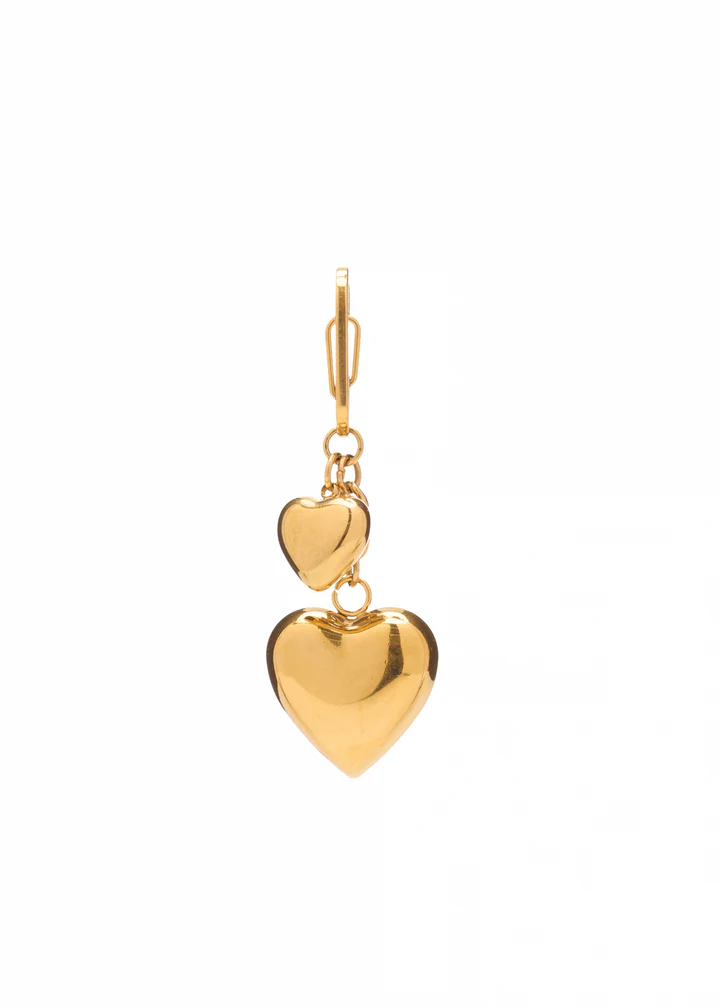 Puffy Heart Bag Charm