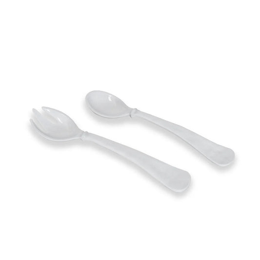 VIDA Havana Large Salad Servers-White