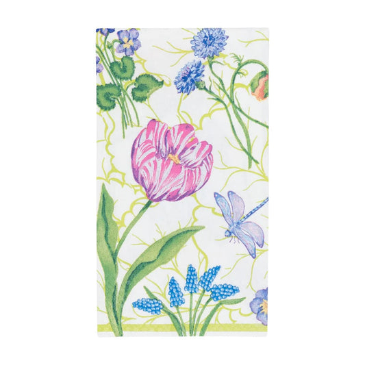 Floral Majolica Guest Towel