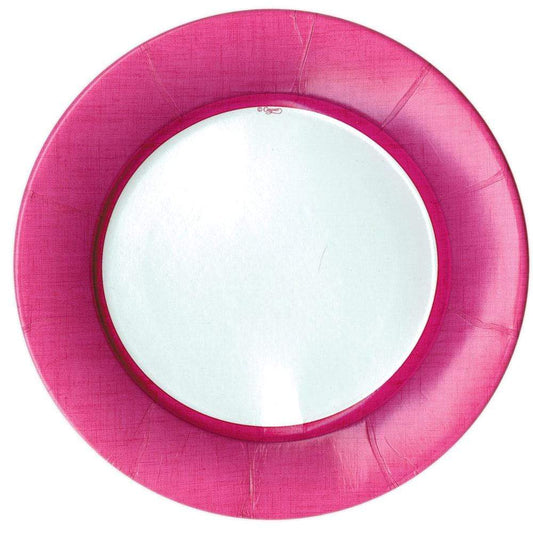 Linen Fuchsia Dinner Plates
