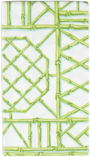 Bamboo Screen Moss Green Guest Towels