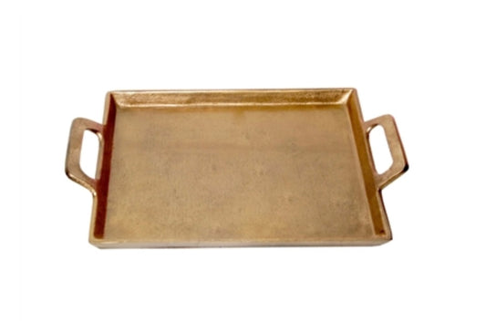 10” x 14” Antique Brass Tray