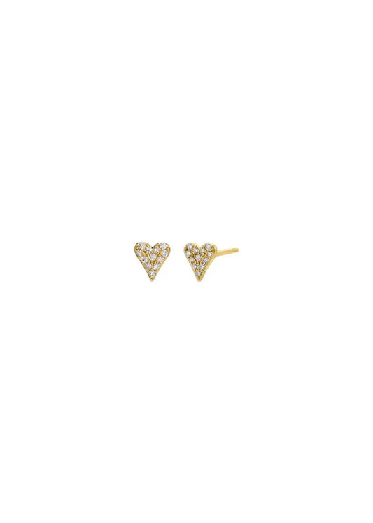 Tiny Heart Studs