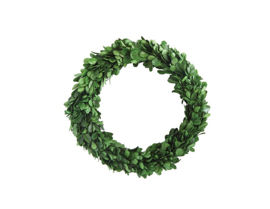 Preserved Boxwood Wreath - 9.8"