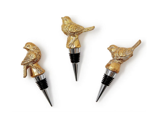 Golden Bird Bottle Stopper