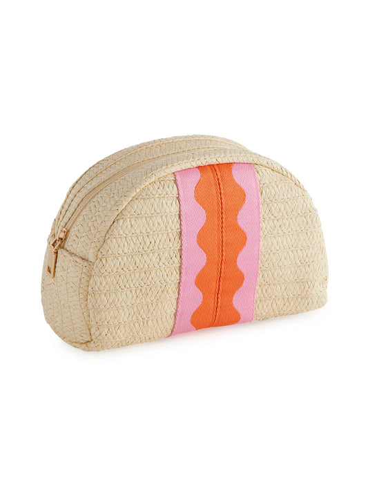 Marbella Zip Pouch, Pink