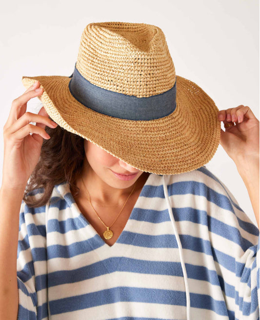 Seagrove Straw Hat-Blue