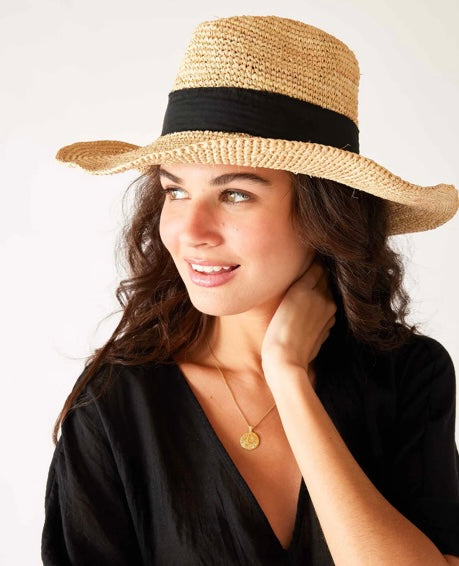 Seagrove Straw Hat-Black