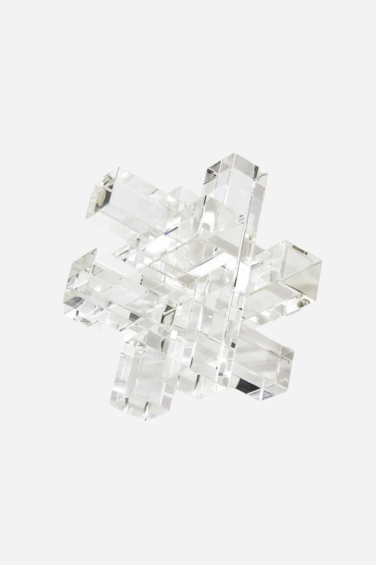 Crystal Glass Interlock Object