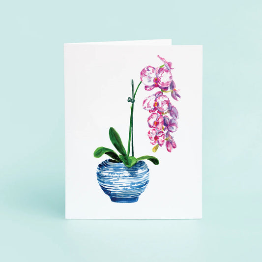 Orchid Greeting Card