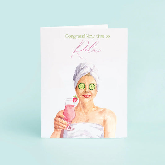 Cucumber Eyes Greeting Card