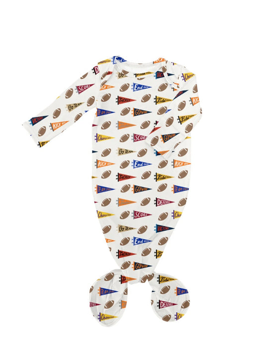 Varsity Flags Knotted Gown