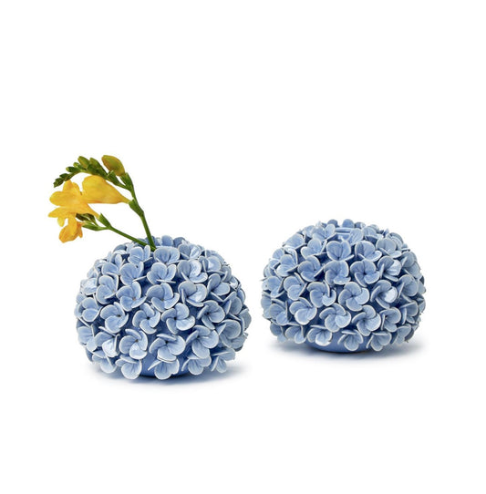 Hydrangea Flower Bud Vases/Taper Candle Holder