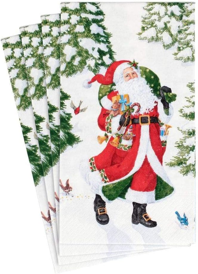 Woodland Santa Guest Towel