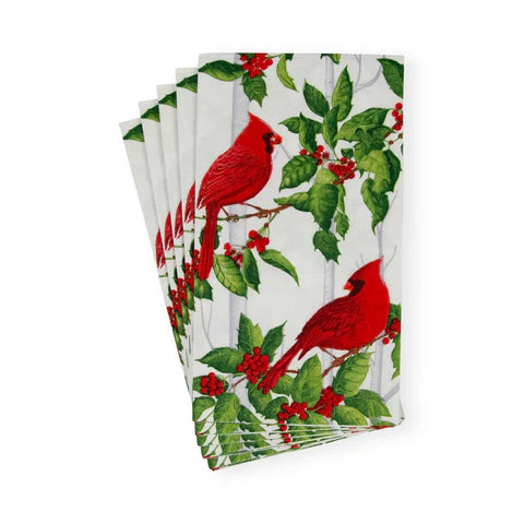 Holly and Songbirds Guest Towel