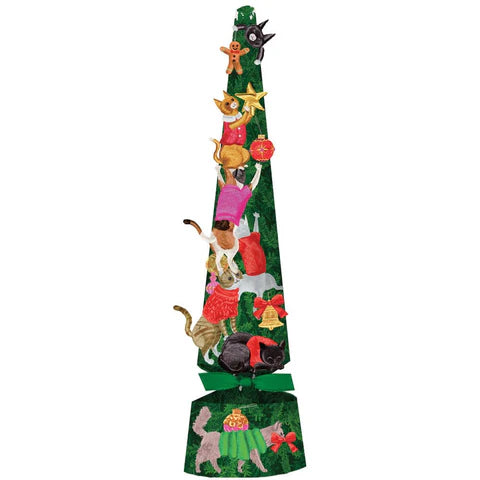 Cats Decorating Tree-Pet Favor