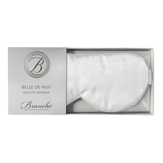 Belle De Nuit Eye Mask-White