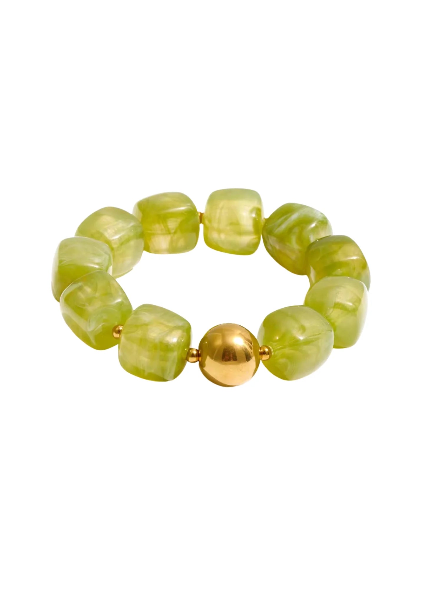 Martha Stretchy Bracelet Green