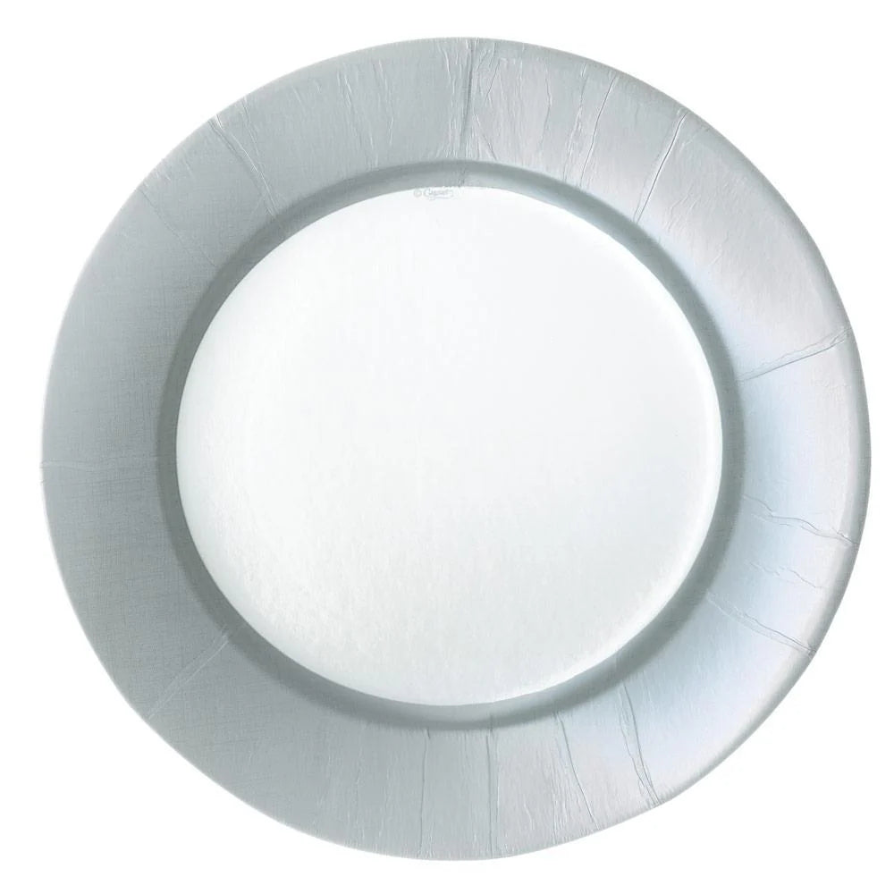 Linen Silver Salad/Dessert Plates