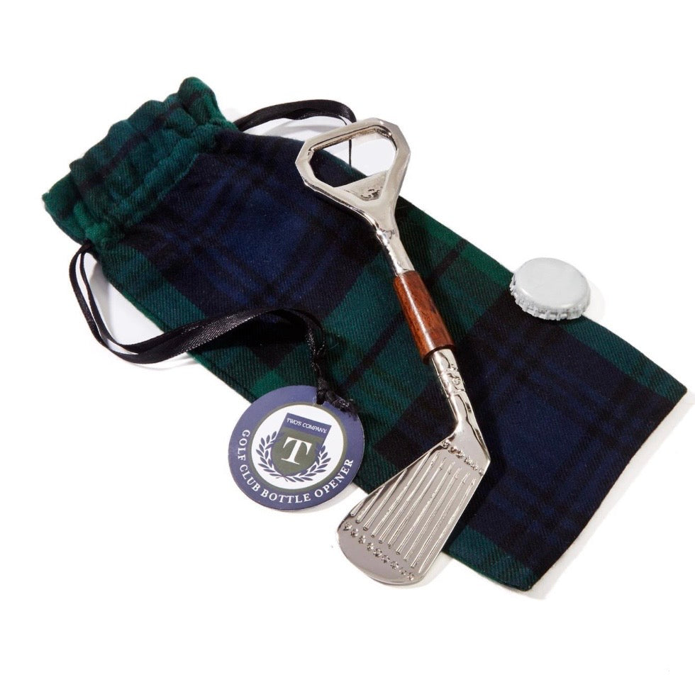 Golf Club Bottle Opener in Gift Pouch
