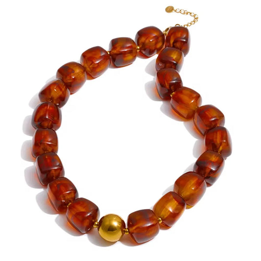 Martha Necklace Brown