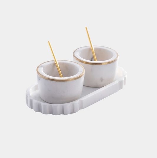 Marble Condiment Tray