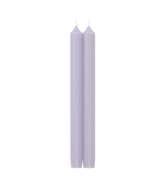 Lavender Crown Candles - 10”