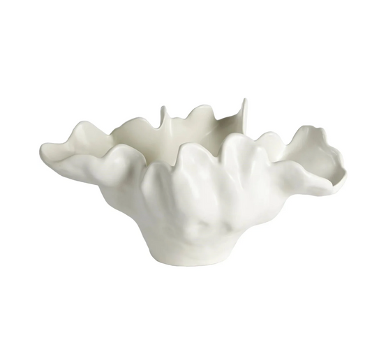 Global Views Meteor Bowl Ivory - Small