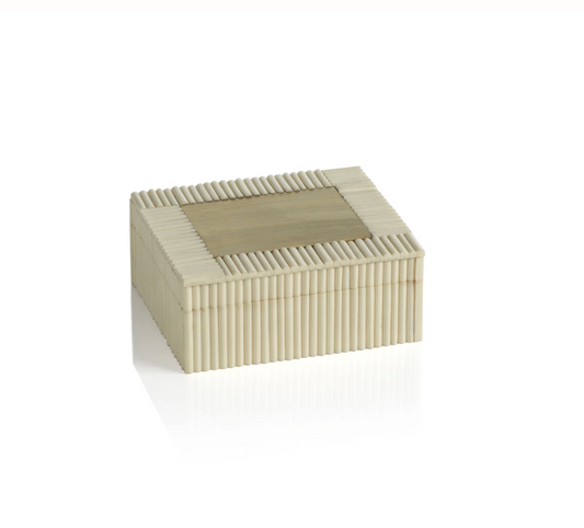 White Bone & Brass Box