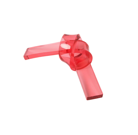 Lucite Bow Knot Pink