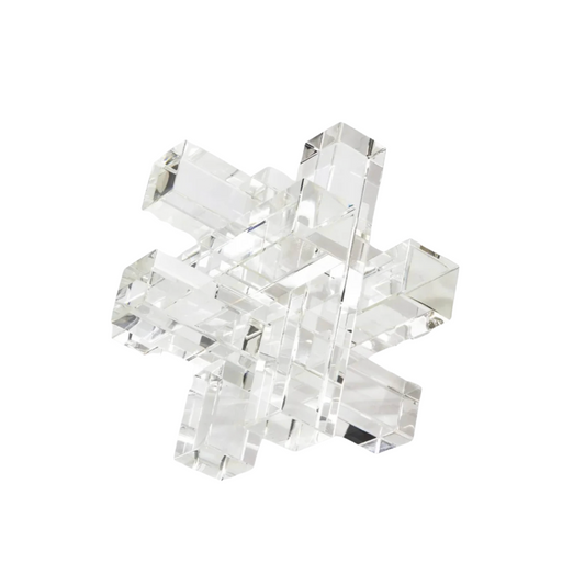 Crystal Glass Interlock Object