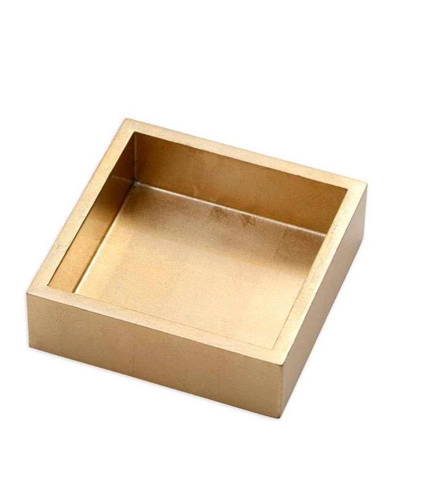 Gold Leaf Cocktail Napkin Holder