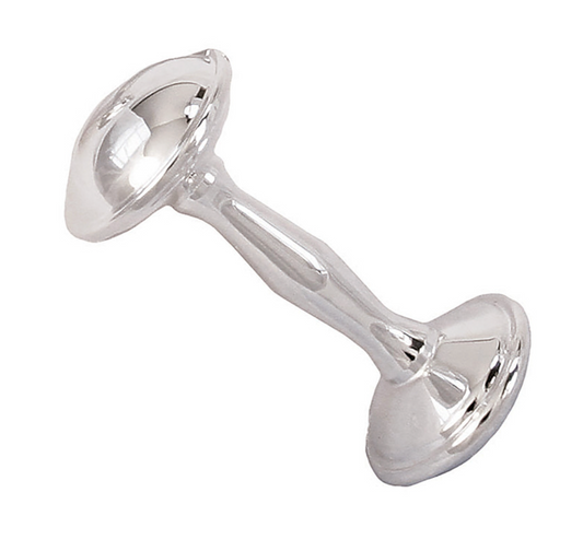Silver Baby Rattle