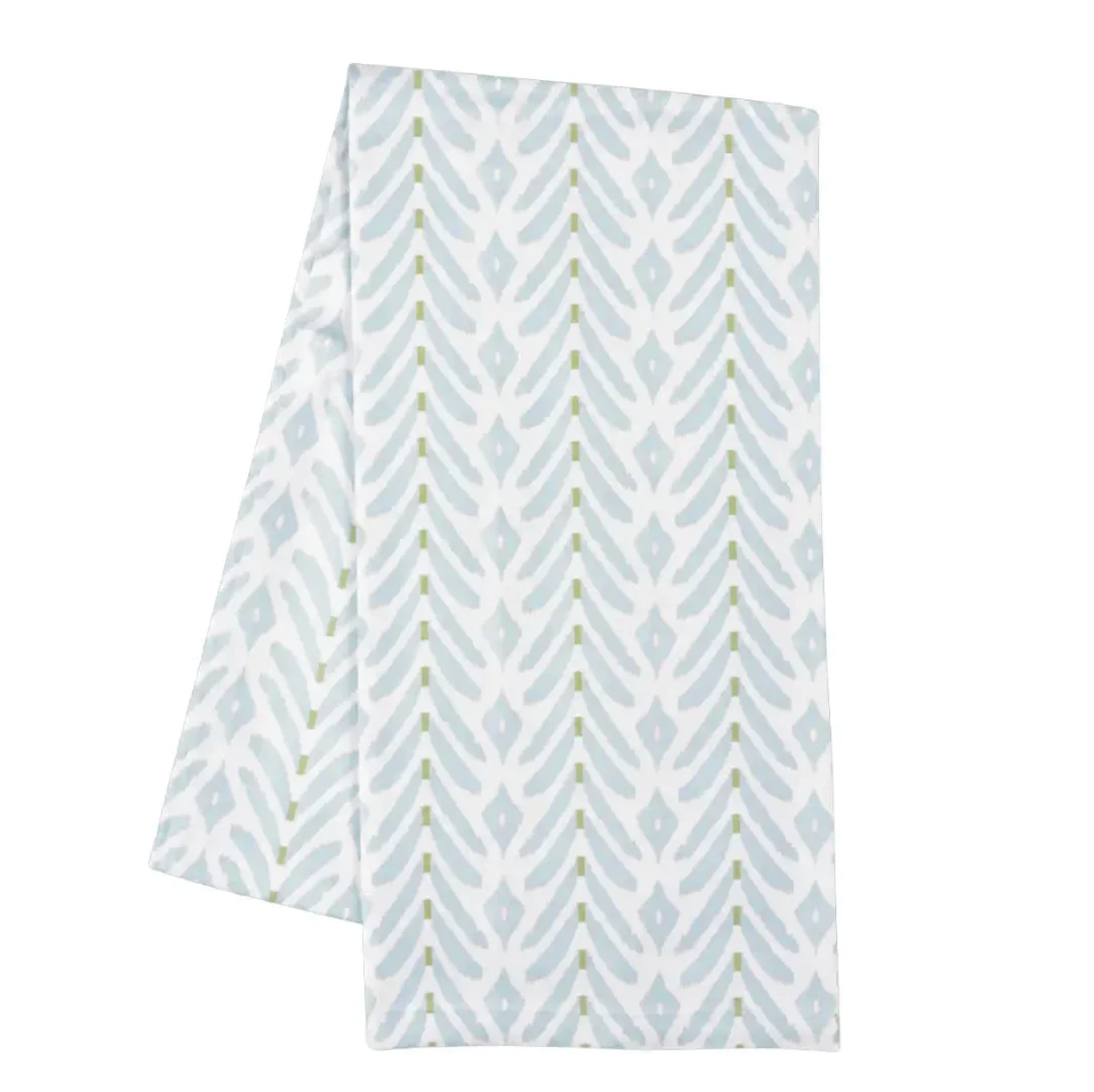 Petite Frond Blue Tea Towel